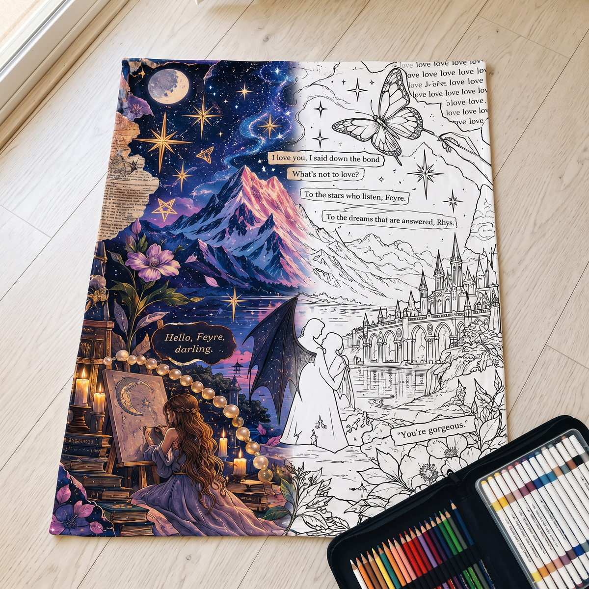 Booksy Coloring Blanket™