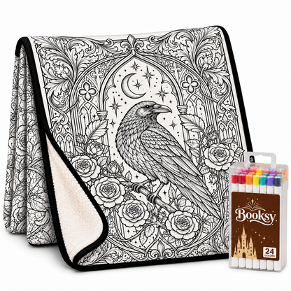 Goth Coloring Blanket